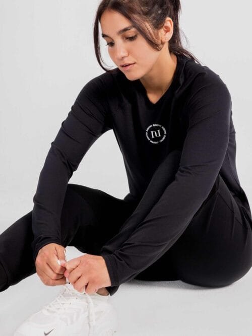 Ultimate Long Sleeve Top-Black