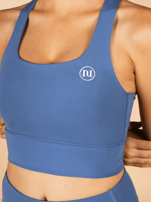 Ultimate Open Back Bra – Vintage Blue