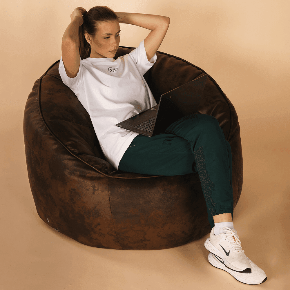 Embroidered Sweatpants - Fig Green