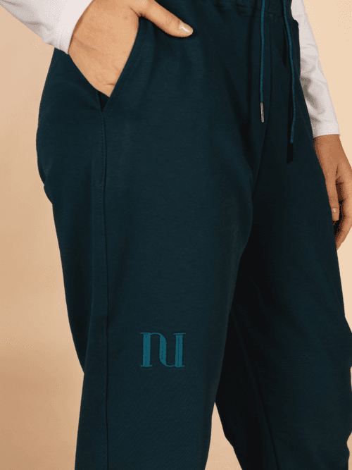 Embroidered Sweatpants - Midnight Blue